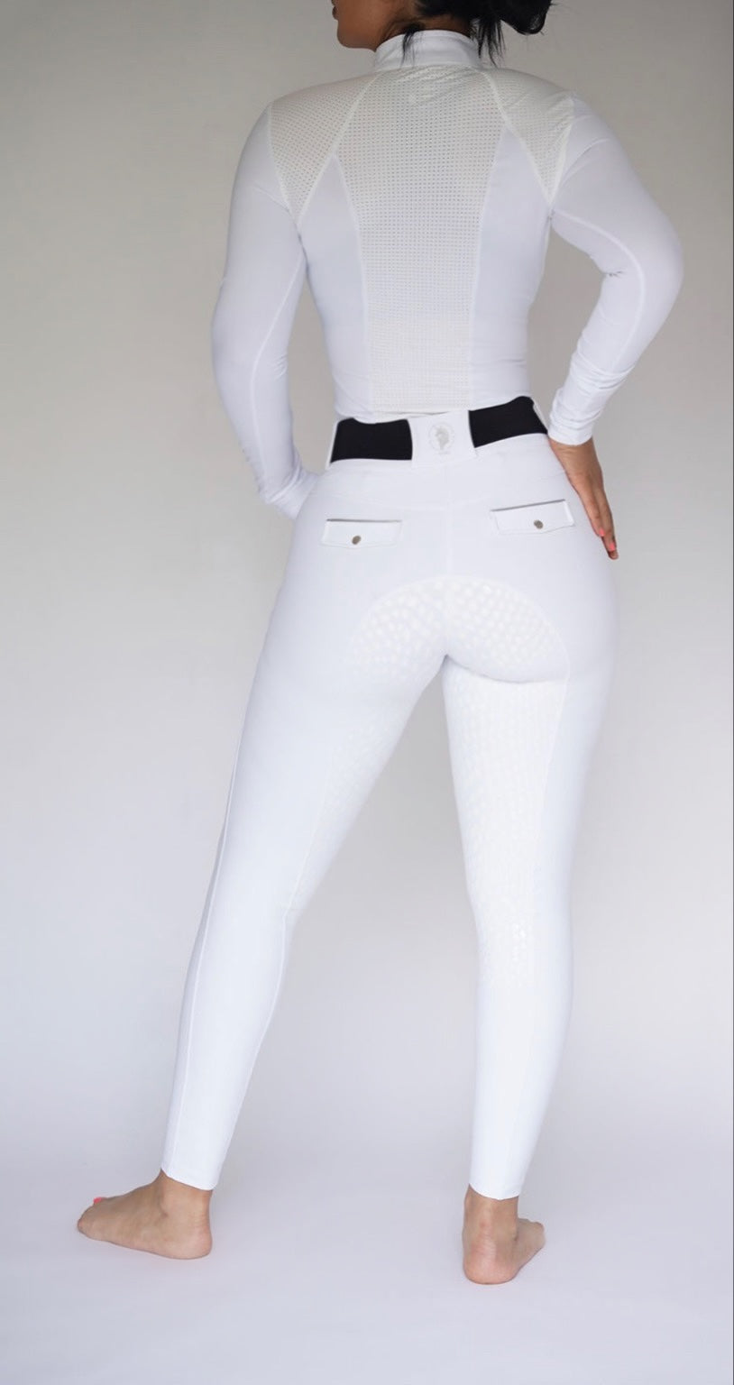 Elevate Pro Full seat (White outside, lined black inside)