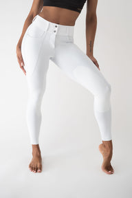 Elevate Pro Knee Patch (White outside, lined black inside)