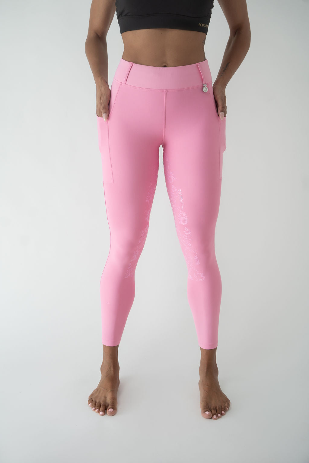 Lacey Full Seat Pull on Breeches (Pink)