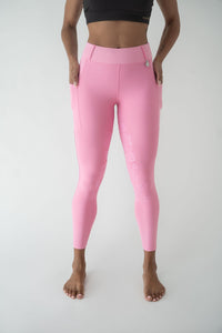 Lacey Full Seat Pull on Breeches (Pink)