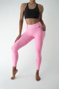 Lacey Full Seat Pull on Breeches (Pink)