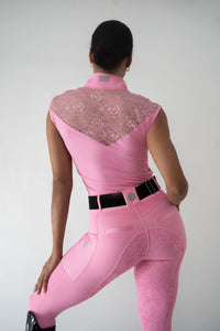 Lacey Full Seat Pull on Breeches (Pink)