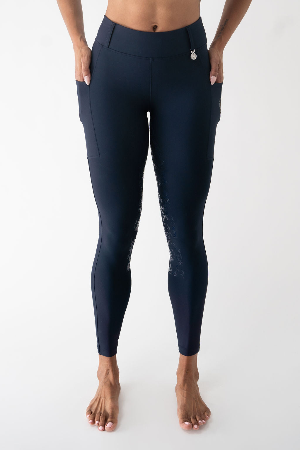 Lacey Full Seat Pull on Breeches (Navy)