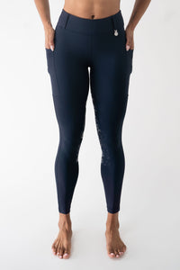 Lacey Full Seat Pull on Breeches (Navy)