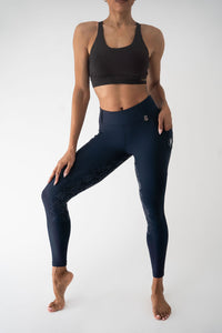 Lacey Full Seat Pull on Breeches (Navy)
