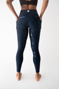 Lacey Full Seat Pull on Breeches (Navy)