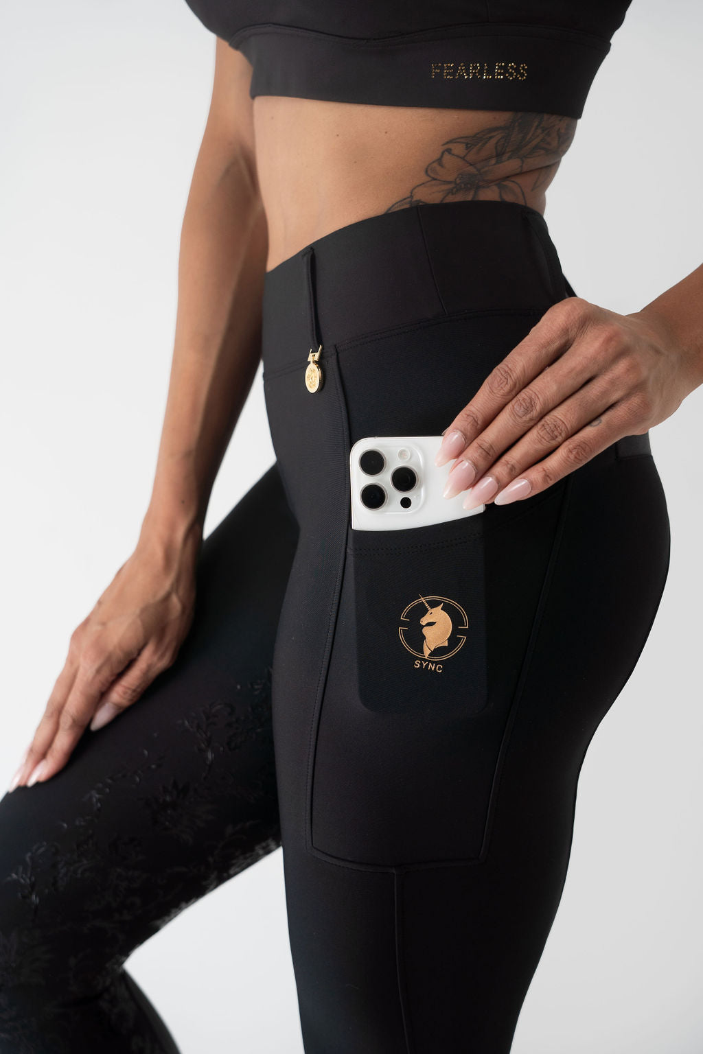 Lacey Full Seat Pull on Breeches (Black)
