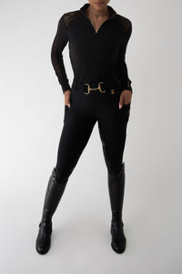 Euro Suede Full Seat Pro (Black)