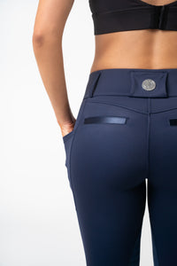 PRE ORDER- Euro Suede Knee Patch( Navy)