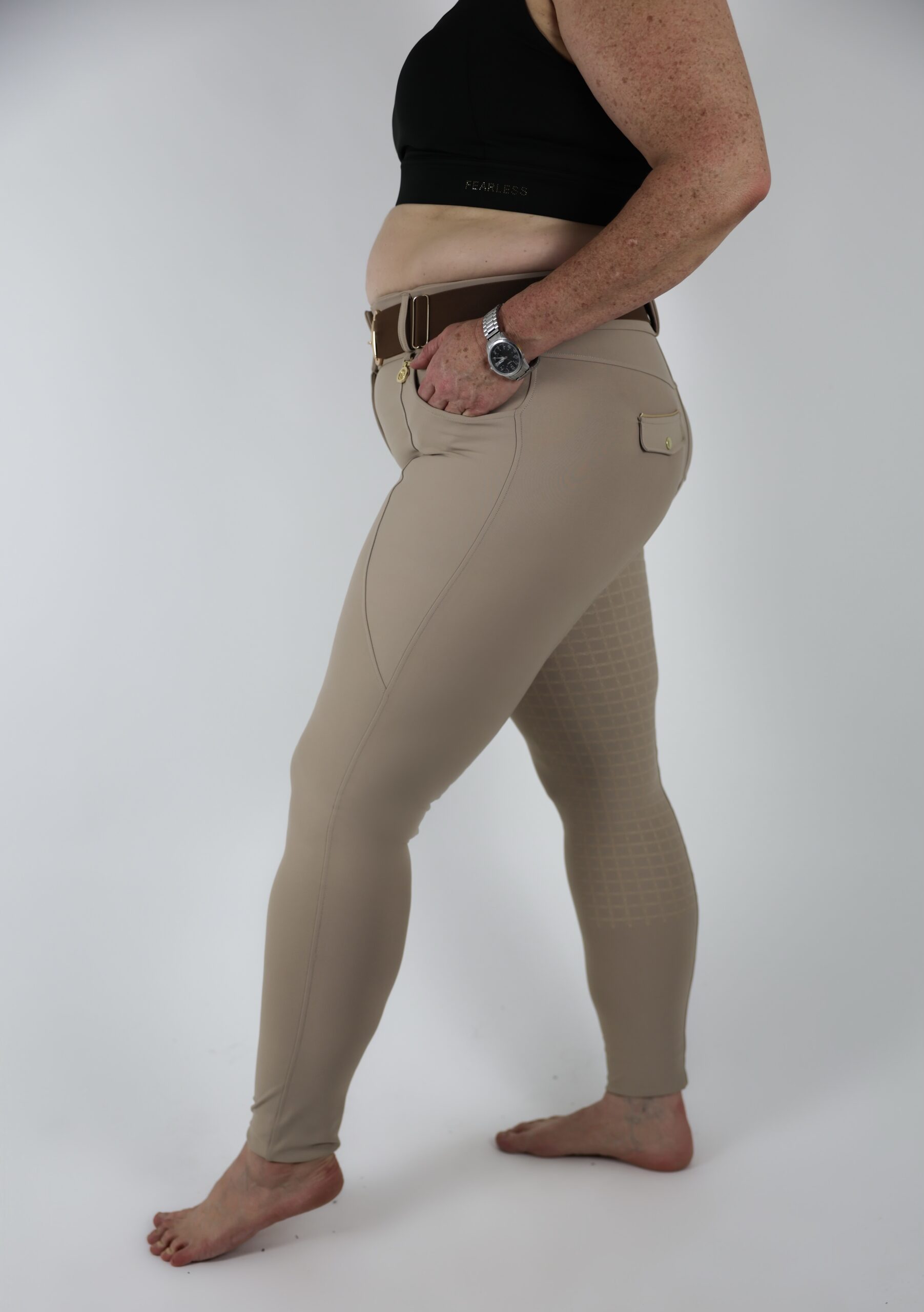 Hunter Pro FULL SEAT (Tan outside, lined black inside)