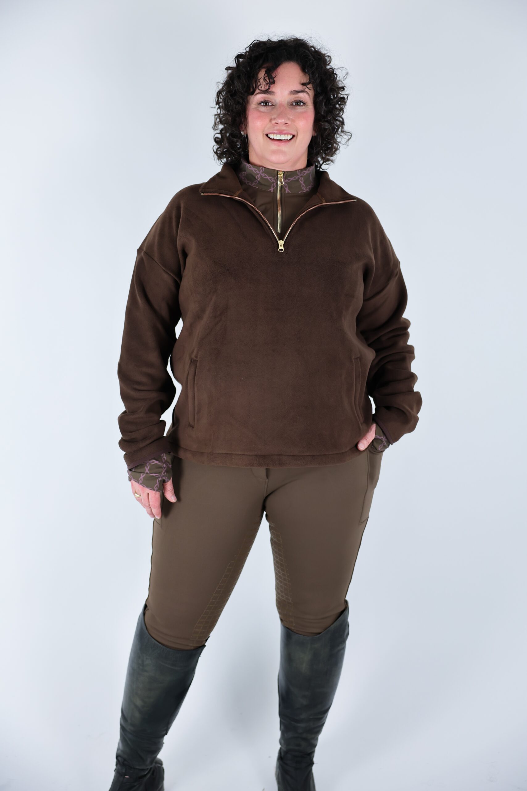 Winter Bliss Full Seat PULL ON- Espresso (Thermal Double Fleeced)