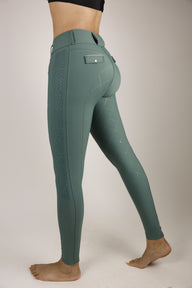 Dragon Rhinestone full seat breeches (Sage, limited edition)