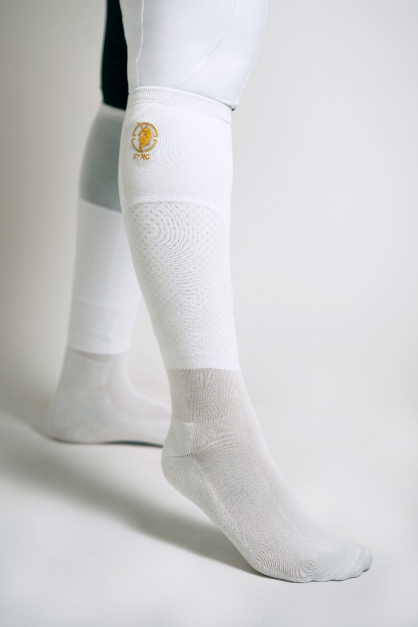 Extra Breathable White Bamboo Boot socks