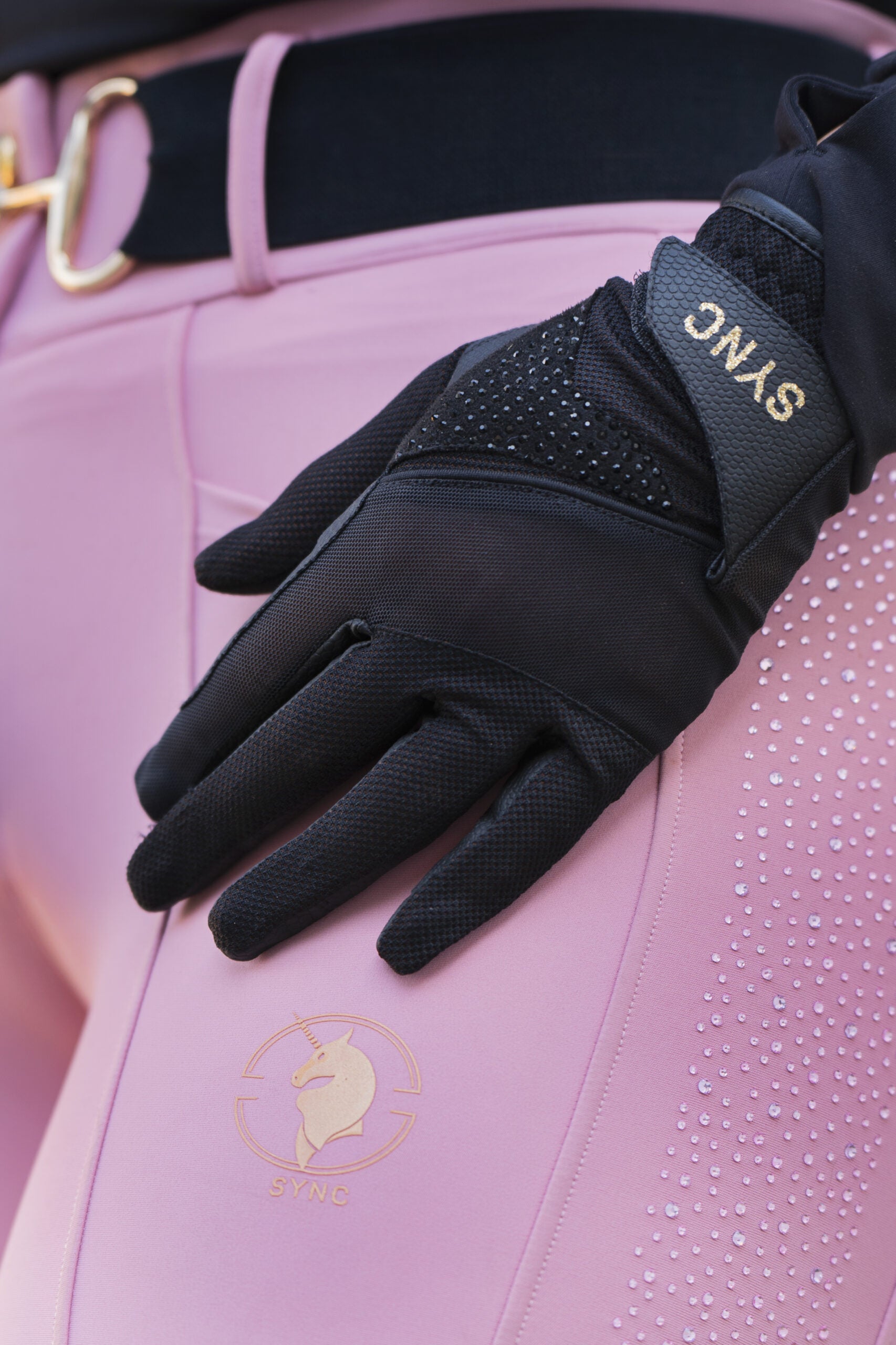 Dragon Cooling Summer Perforated Leather gloves(black)