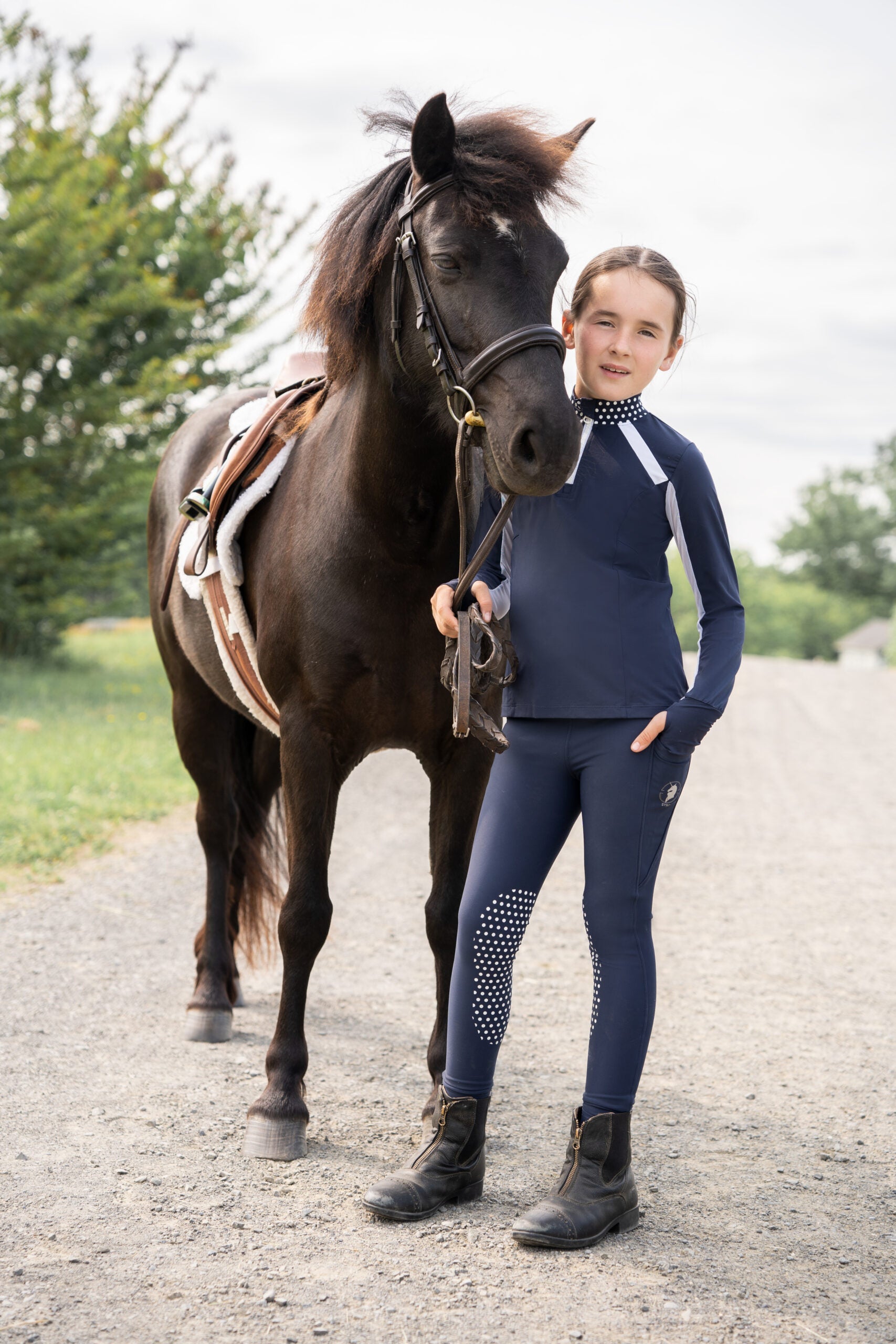 Kids's Daisy breeches (Navy/Blue)