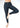 Dragon Rhinestone breeches KNEE PATCH (Black)
