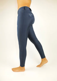 Dragon Rhinestone Full seat breeches (NAVY)