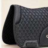 Dragon Luxe Saddle Pad (Dressage/Charcoal Grey)