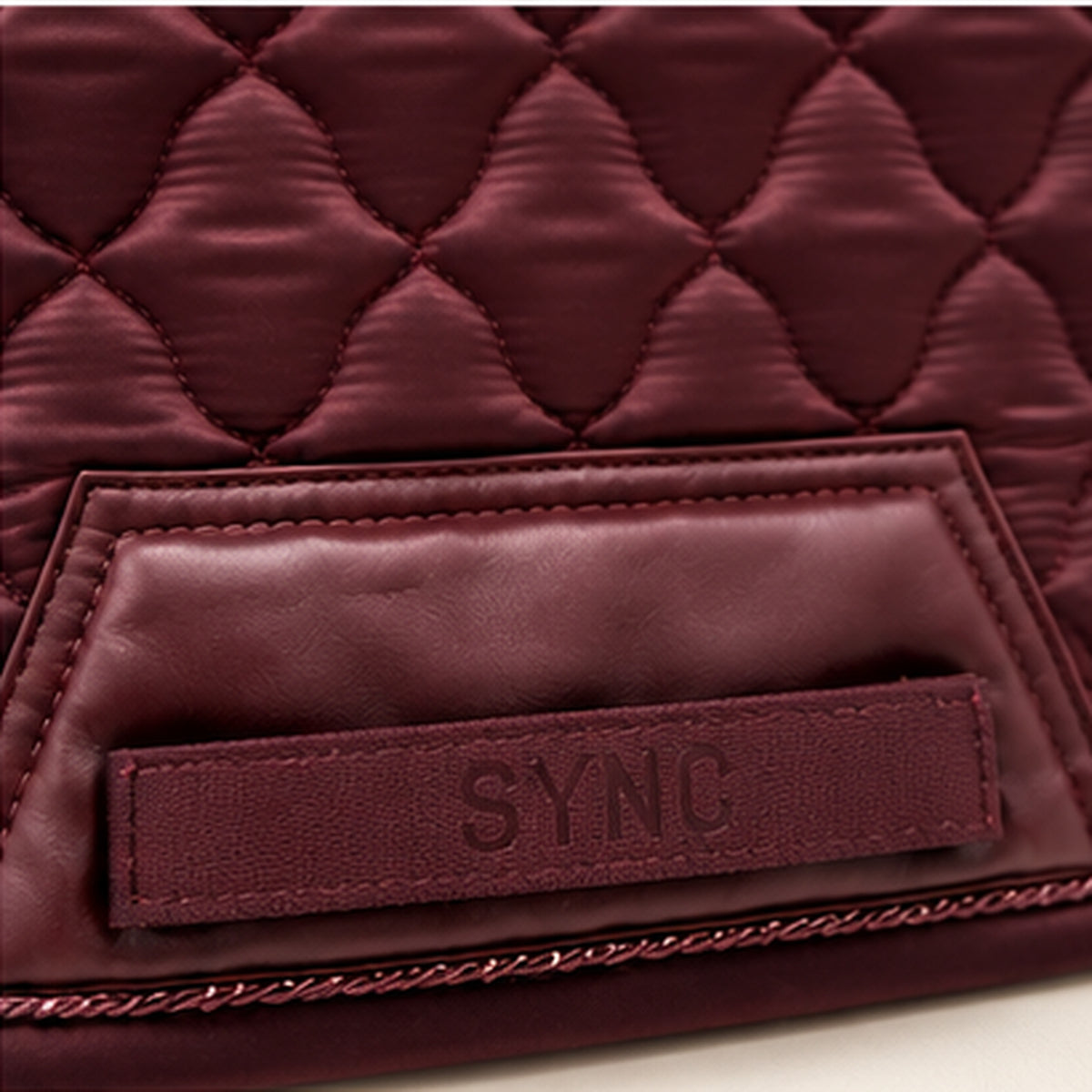 Dragon Luxe Saddle Pad (Dressage/Burgundy)