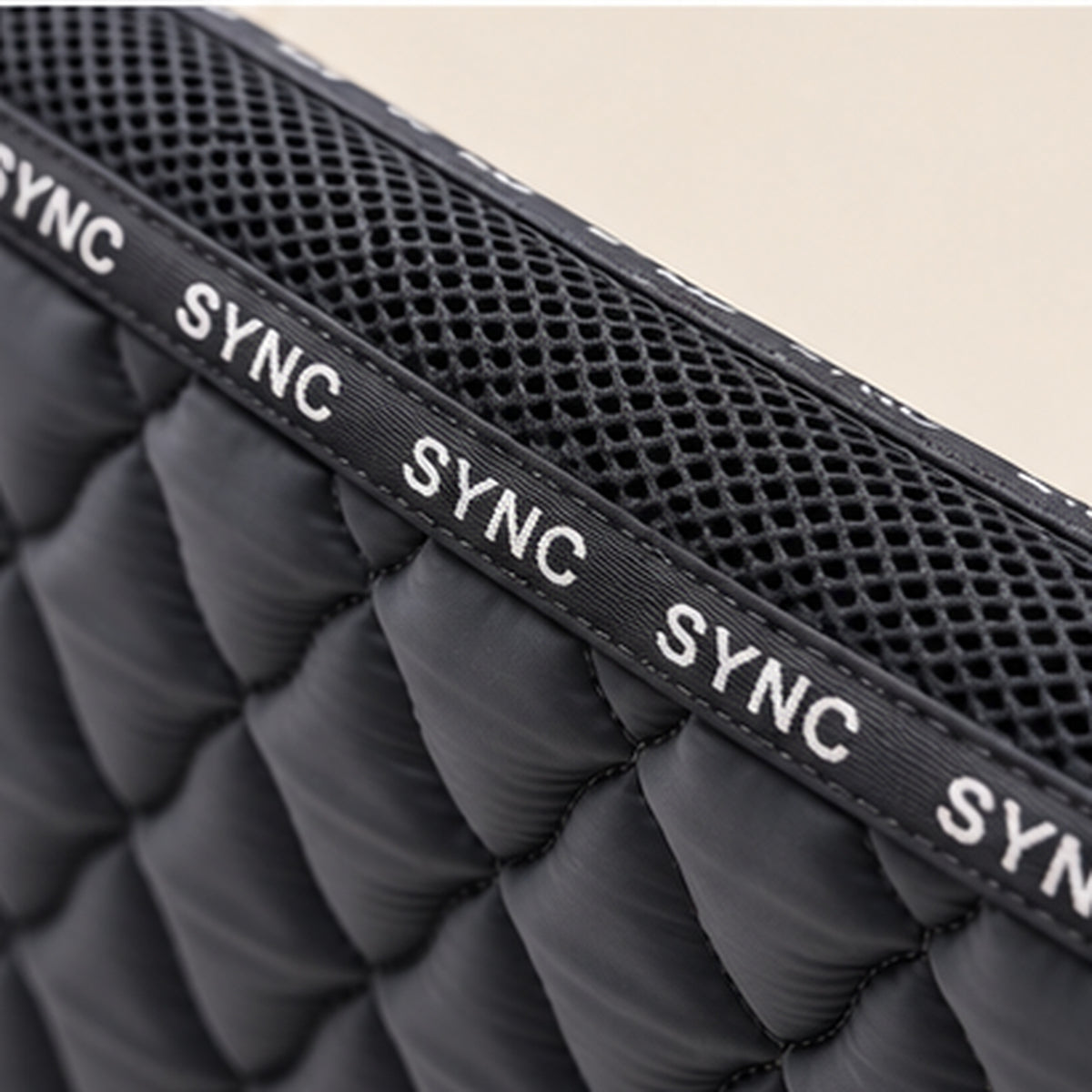 Dragon Luxe Saddle Pad (Dressage/Charcoal Grey)