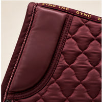 Dragon Luxe Saddle Pad (Dressage/Burgundy)