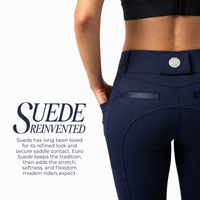 Euro Suede Pro Full Seat in Navy