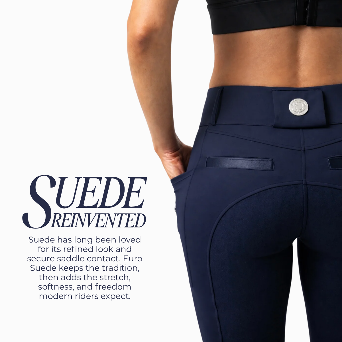 Euro Suede Pro Full Seat in Navy