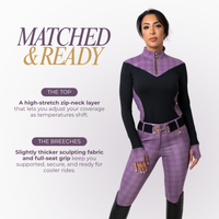 Berkshire Full Seat Breeches (Purple)