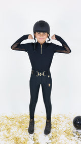 Youth Venom Performance Top (Black)