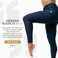 Euro Suede Pro Full Seat in Navy