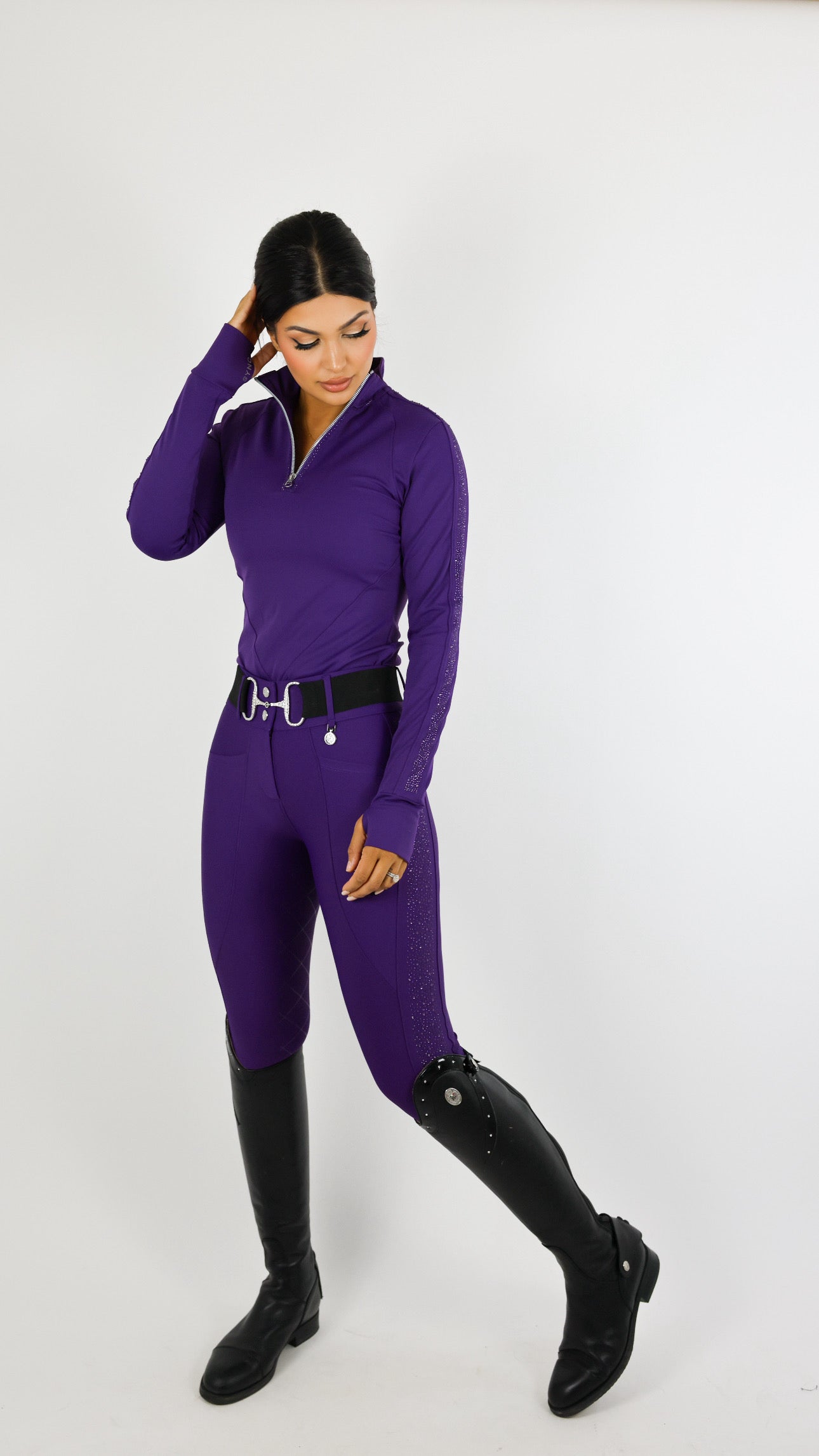 Dragon Luxe Top- (purple)