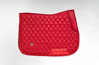 Dragon Luxe Saddle Pad (Jumping/Red)