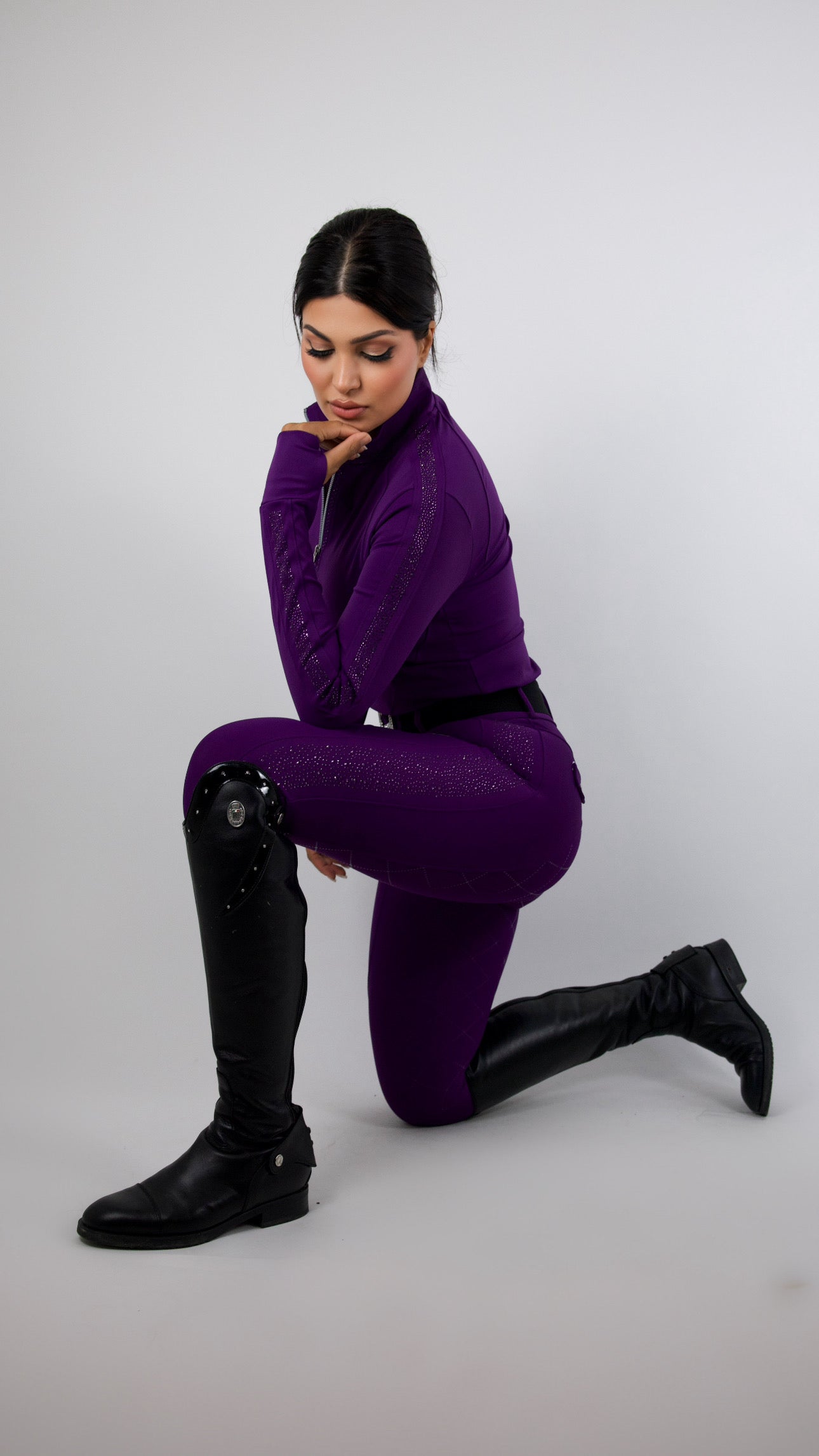 Dragon Luxe Top- (purple)