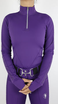 Dragon Luxe Top- (purple)