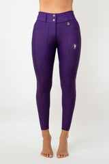 Dragon Rhinestone Full Seat Breeches (Purple)