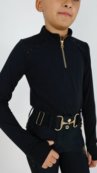 Youth Venom Performance Top (Black)