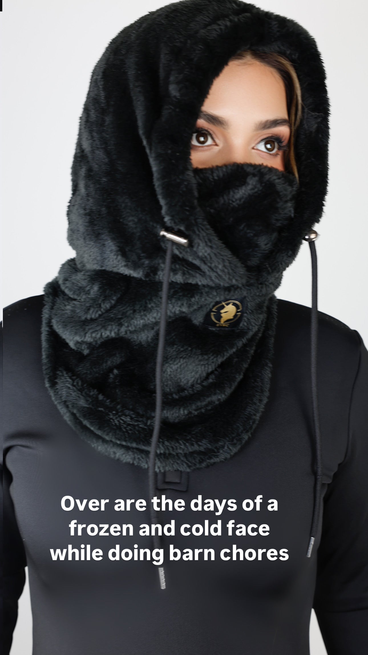 Winter Never Cold Again Hooded Mask Scarf – Sync Equestrian