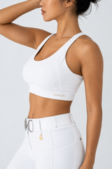 Sync High Impact Sports Bra (White)