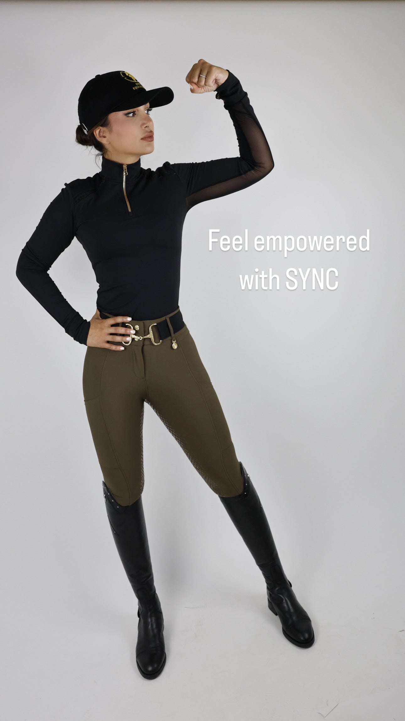 Venom Pro Full Seat 2.0 Chocolate – Sync Equestrian