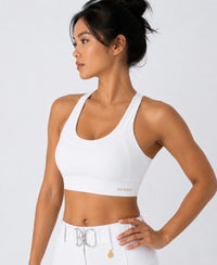 Sync High Impact Sports Bra (White)