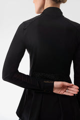 Dragon Luxe Top- Pleated Edition (black)