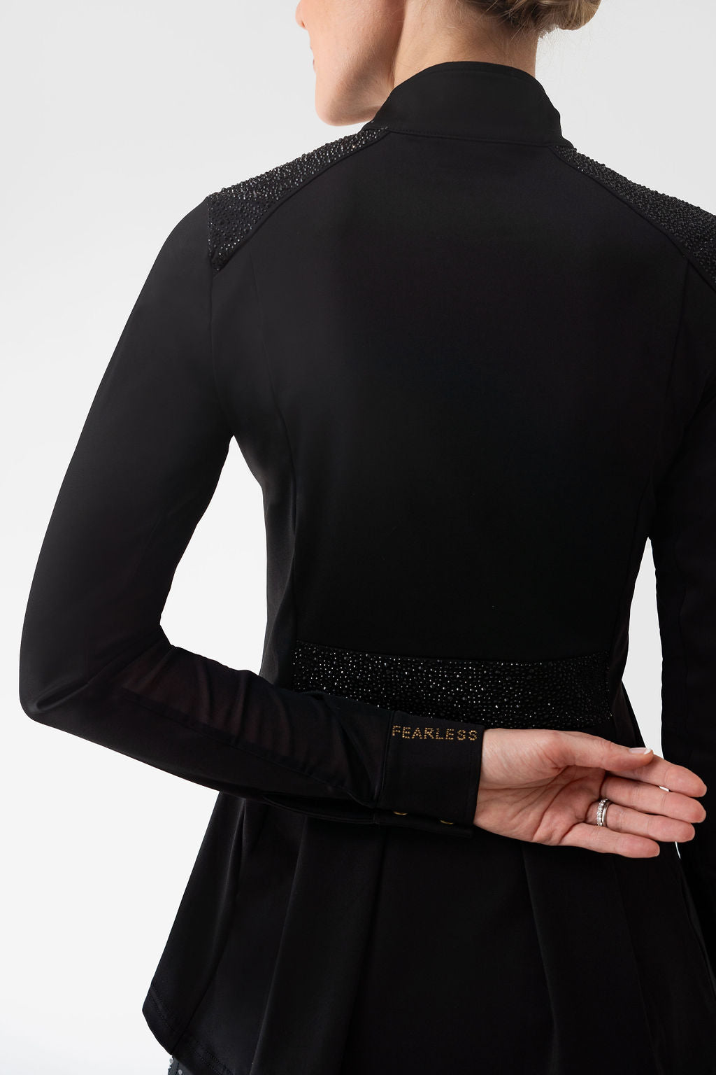 Dragon Luxe Top- Pleated Edition (black)