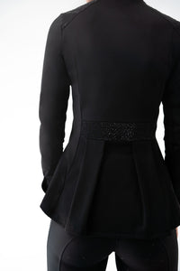 Dragon Luxe Top- Pleated Edition (black)