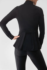 Dragon Luxe Top- Pleated Edition (black)