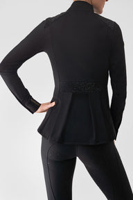 Dragon Luxe Top- Pleated Edition (black)