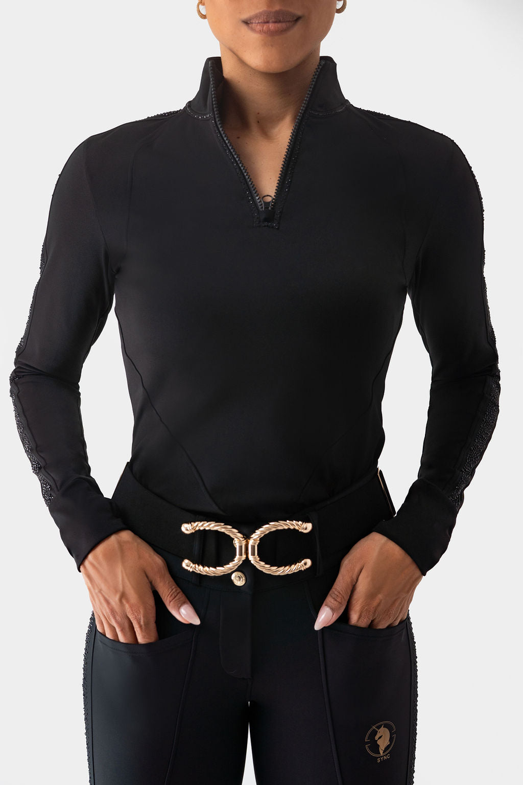 Dragon Luxe Top-  (black)