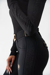 Dragon Luxe Top-  (black)