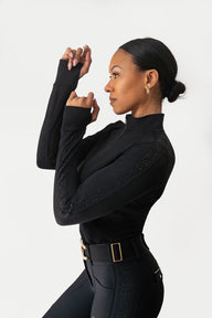 Dragon Luxe Top-  (black)
