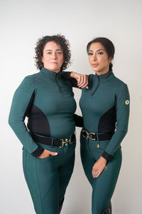 PRE ORDER- Dragon Rhinestone full seat  breeches (Emerald Green, Limited edition)