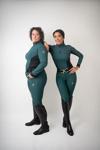 PRE ORDER- Dragon Rhinestone full seat  breeches (Emerald Green, Limited edition)